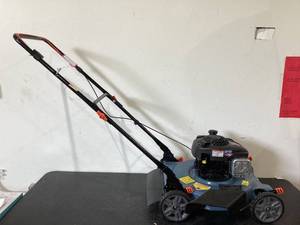 lot 287 image: SENIX 20 Gas Lawn Mower, 125 cc 4-Cycle Briggs & Stratton Engine, Push Lawnmower with Side Discharge