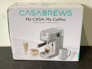 lot 291 image: Casabrews 20 Bar Espresso Machine with Milk Frother Steam Wand