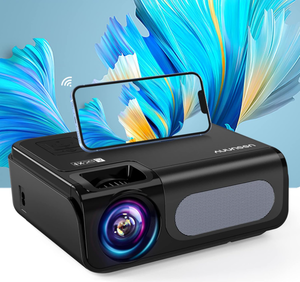 lot 71 image: Native 1080P Projector with 5G WiFi Bluetooth (with Tripod) BLACK