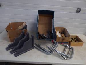 Storage Brackets and Shelf Bracket with hardware