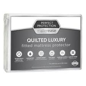 lot 38 image: Perfect Protection Temperature Regulating Mattress Protector - Allerease-Queen