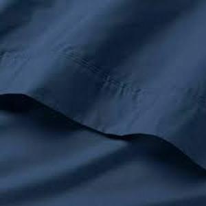 lot 59 image: Threshold- 300 Thread Count Ultra Soft Flat Sheet-Full- Blue