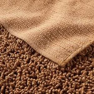 lot 68 image: Mlange Looped Bath Rug - Casaluna-24x40-Dark Sand