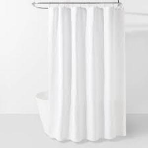 lot 84 image: Matelasse Medallion Shower Curtain White - Threshold