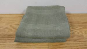 lot 71 image: Washed Square Shower Curtain - Hearth & Hand with Magnolia-Green