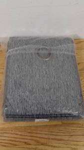 lot 100 image: Noir Dimensional Thermal Extreme 100% Blackout Grommet Curtain Panel - Sun Zero - 52 x 96