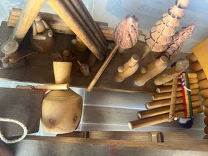 lot 5 image: Wood Carvings Some Native