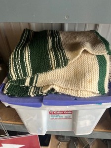 lot 46 image: Tub of Blankets