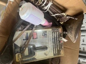 lot 55 image: Box of Misc Tools