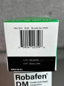 lot 47 image: Robafen DM Cough and Chest Congestion Suppressant