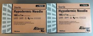 lot 70 image: Sterile Hypodermic Needles 18G x 1in