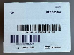 lot 71 image: BD PrecisionGlide Needle 21G x 1-12