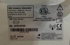 lot 10 image: Covidien ValleyLab MW Ablation System