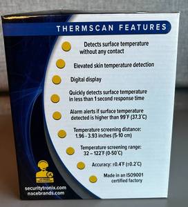 lot 141 image: ThermScan Wall Mounted Non-Contact Forehead Thermometer