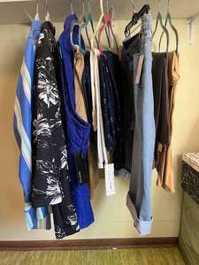 lot 192 image: Level 4 - Assorted Womens Plus Size Clothing Lot - Tops, Pants, and Vests
