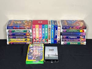 lot 60 image: Level 4 - Lot of Classic VHS Tapes - Disney, Muppets, and More