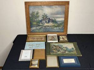 lot 88 image: Level 3 - Lot of Framed Art and Prints - Various Sizes and Designs