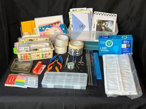 lot 149 image: Level 2 - Assorted Office and Craft Supplies Lot