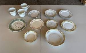 lot 291 image: Garage - Assorted Fine China Dishware and Teacups Lot