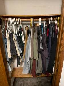 lot 352 image: Level 2 - Large Lot of Mens Clothing - Various Brands and Sizes