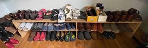 lot 394 image: Level 4 - Assorted Footwear Collection with Shoe Care Accessories