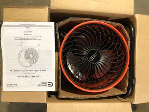 Commercial Electric 10 in. 3-Speed High Velocity Turbo Fan Customer Returns See Pictures
