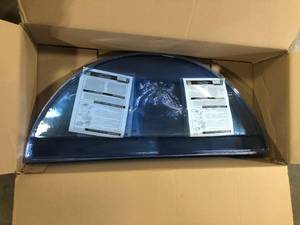 8 Pieces of MacCourt 40 in. x 3-12 in. Polyethylene Circular Low Profile Window Well Cover Customer Returns See Pictures