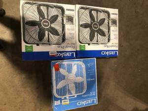 Lot of Assorted Fans Various Models and Conditions Customer Returns See Pictures