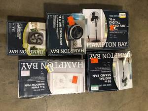 Lot of Assorted Fans Various Models and Conditions Customer Returns See Pictures