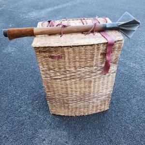 lot 18 image: Woven Prop Bag Used at Renaissance Festivals
