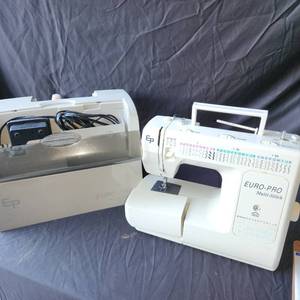 lot 26 image: Brother Euro-Pro sewing Machine (multi-stitch) as pictured.