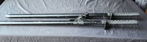 lot 63 image: 2 Prop Ninjago swords with scabbards