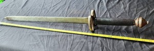 lot 73 image: Landsknecht () German style short sword as pictured.