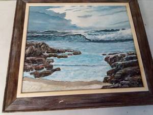 lot 311 image: Oil Painting by P. Perkins