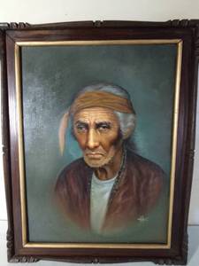lot 313 image: Native Canvas Print