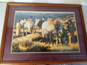 lot 310 image: Native American Print
