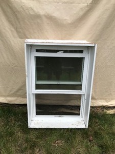 lot 31 image: Vinyl double hung window-slides vertically