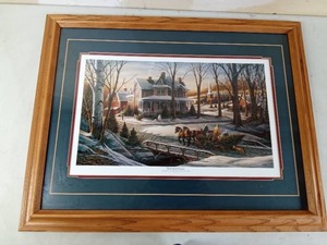lot 299 image: Terri Redlin Print by Kevin Donret (Homeward Bound)