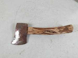 lot 296 image: Hatchet with Homemade handle