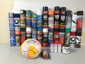 lot 88 image: Box of Paint and More