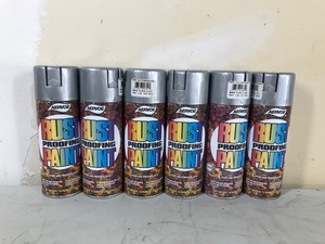 lot 98 image: Box of 6 New Rustproofing Paint (Spray Cans)