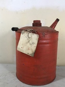 lot 101 image: Vintage Eagle Gas Can