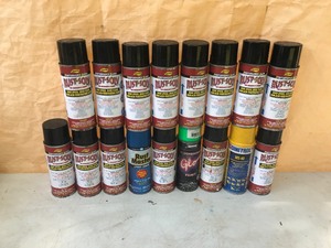 lot 191 image: Box of Rust Solvent & more