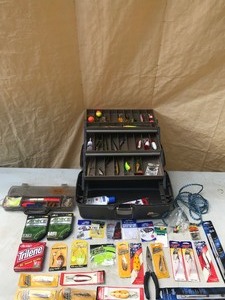 lot 193 image: Tackle Box full of tackle