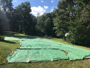 lot 201 image: Large Tarp with Tears