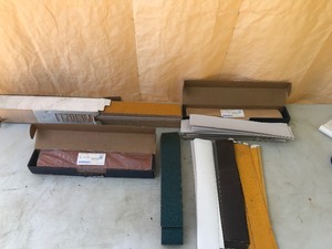 lot 219 image: Sandpaper Strips with sticky backing