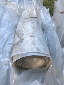 lot 233 image: Roll of Heavy Plastic & 2 large pieces
