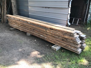lot 317 image: Lot of 2x8 inch boards
