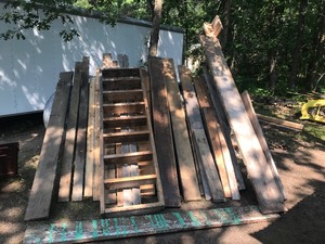 lot 318 image: Lot of Wood.