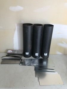 lot 357 image: New Stove Pipes & Metal Plates